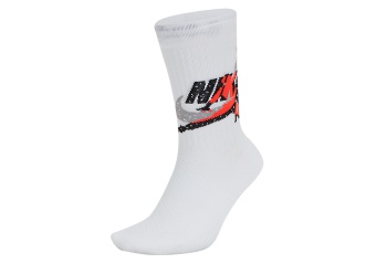 NIKE AIR JORDAN LEGACY JUMPMAN CLASSICS SOCKS WHITE