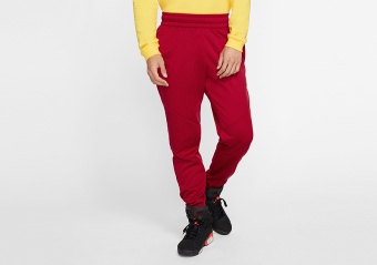 NIKE AIR JORDAN 23 ALPHA THERMA FLEECE PANTS GYM RED