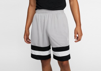 NIKE AIR JORDAN JUMPMAN BASKETBALL SHORTS ATMOSPHERE GREY