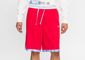 NIKE DRI-FIT DNA BASKETBALL SHORT UNIVERSITY RED