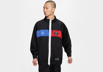 NIKE AIR JORDAN PARIS SAINT-GERMAIN JACKET BLACK