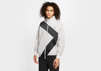 NIKE AIR JORDAN WINGS DIAMOND JACKET ATMOSPHERE GREY