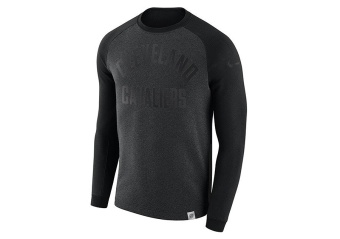 NIKE NBA CLEVELAND CAVALIERS MODERN CREW BLACK HEATHER