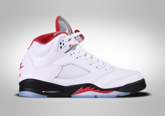 NIKE AIR JORDAN 5 RETRO GS FIRE RED SILVER TONQUE