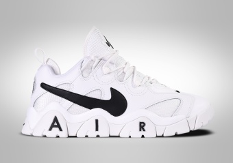 NIKE AIR BARRAGE LOW RETRO WHITE BLACK SWOOSH
