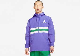 NIKE AIR JORDAN JUMPMAN LOGO JACKET RUSH VIOLET