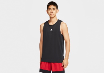 NIKE AIR JORDAN 23 ALPHA JERSEY BLACK