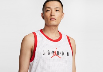 NIKE AIR JORDAN JUMPMAN SPORT DNA TANK WHITE