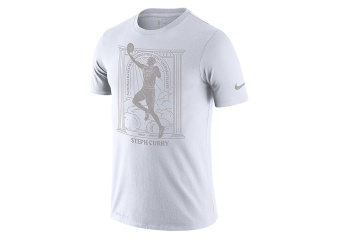 NIKE NBA STEPHEN CURRY MVP DRI-FIT TEE WHITE
