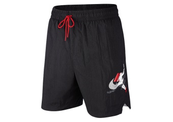 NIKE AIR JORDAN JUMPMAN POOLSIDE 7' SHORTS BLACK