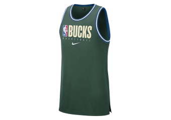 NIKE NBA MILWAUKEE BUCKS DRI-FIT TANK FIR