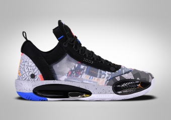 NIKE AIR JORDAN 34 LOW BLACK LASER ORANGE ZION WILLIAMS