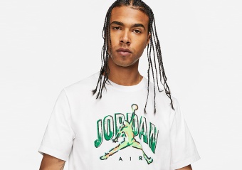 NIKE AIR JORDAN BRAND CREW TEE WHITE
