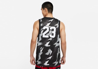 NIKE AIR JORDAN JUMPMAN JERSEY BLACK