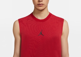 NIKE AIR JORDAN DRI-FIT AIR SLEEVELESS TOP GYM RED