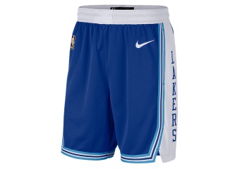 NIKE NBA LOS ANGELES LAKERS CLASSIC EDITION SWINGMAN SHORTS RUSH BLUE