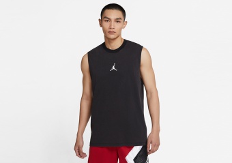 NIKE AIR JORDAN DRI-FIT AIR SLEEVELESS TOP BLACK