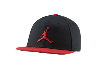 NIKE AIR JORDAN PRO JUMPMAN SNAPBACK BLACK GYM RED