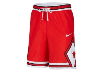 NIKE NBA CHICAGO BULLS COURTSIDE SHORTS UNIVERSITY RED