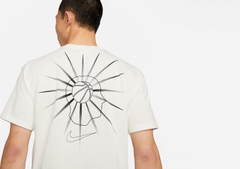 NIKE MOVE 2 ZERO BASKETBALL TEE PURE