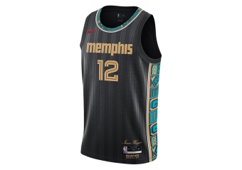 NIKE NBA MEMPHIS GRIZZLIES JA MORANT CITY EDITION SWINGMAN JERSEY BLACK