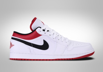 NIKE AIR JORDAN 1 RETRO LOW WHITE UNIVERSITY RED