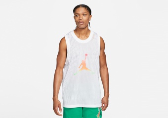 NIKE AIR JORDAN SPORT DNA JERSEY WHITE