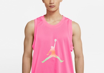NIKE AIR JORDAN SPORT DNA JERSEY SUNSET PULSE