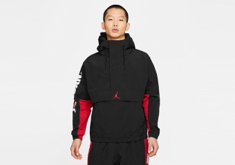 NIKE AIR JORDAN JUMPMAN CLASSICS JACKET BLACK