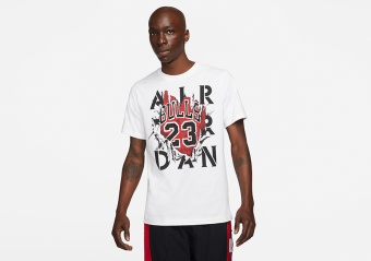 NIKE AIR JORDAN  AJ5 '85 GFX CREW TEE WHITE