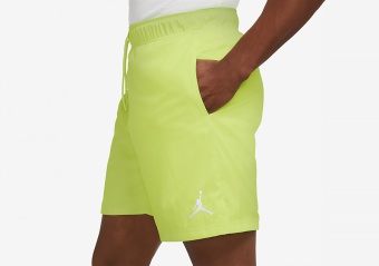 NIKE AIR JORDAN JUMPMAN POOLSIDE SHORTS GHOST GREEN