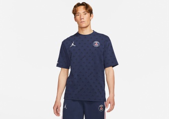 NIKE AIR JORDAN PSG STATEMENT TEE MIDNIGHT NAVY