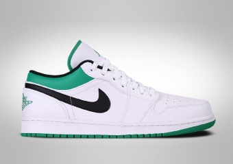 NIKE AIR JORDAN 1 RETRO LOW WHITE LUCKY GREEN