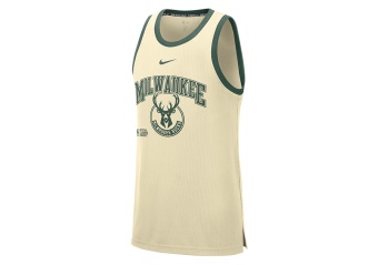 NIKE MILWAUKEE BUCKS TANK DNA COURTSIDE 75 FLAT OPAL