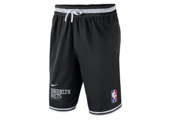 NIKE BROOKLYN NETS SHORTS DNA COURTSIDE 75 BLACK