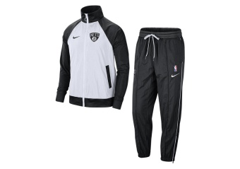 NIKE NBA BROOKLYN NETS TRACKSUIT COURTSIDE 75 BLACK/WHITE