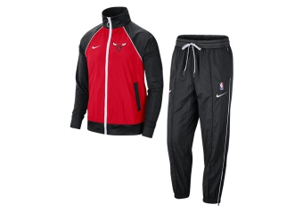 NIKE NBA CHICAGO BULLS TRACKSUIT COURTSIDE 75 BLACK