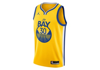 NIKE NBA GOLDEN STATE WARRIORS STEPHEN CURRY STATEMENT EDITION SWINGMAN JERSEY AMARILLO