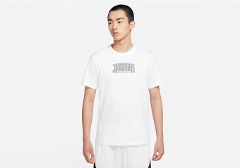 NIKE AIR JORDAN DRI-FIT SPORT DNA TEE WHITE