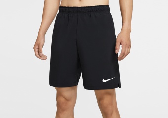 NIKE DRI-FIT FLEX WOVEN SHORTS BLACK