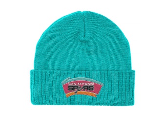 MITCHELL & NESS FANDOM KNIT BEANIE HWC SAN ANTONIO SPURS