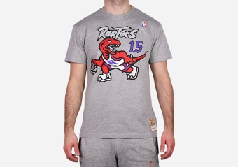 MITCHELL & NESS NAME&NUMBER TEE TORONTO RAPTORS – VINCE CARTER