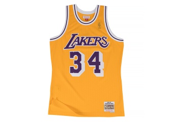MITCHELL & NESS NBA SWINGMAN JERSEY LOS ANGELES LAKERS - SHAQUILLE ONEAL #34