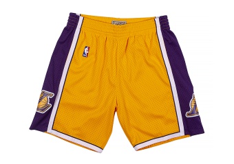 MITCHELL & NESS NBA SWINGMAN SHORTS LOS ANGELES LAKERS