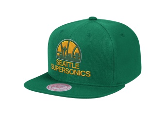 MITCHELL & NESS TEAM GROUND SNAPBACK HWC SEATTLE SUPERSONICS