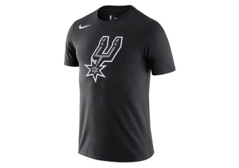 NIKE NBA SAN ANTONIO SPURS DRI-FIT LOGO TEE BLACK