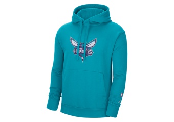 NIKE NBA CHARLOTTE HORNETS FLEECE RAPID TEAL