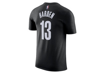 NIKE NBA BROOKLYN NETS JAMES HARDEN TEE BLACK