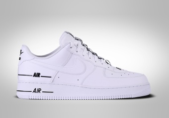 NIKE AIR FORCE 1 LOW '07 LV8 DOUBLE AIR WHITE BLACK