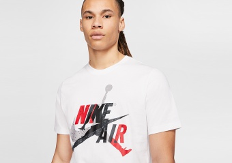 NIKE AIR JORDAN JUMPMAN CLASSICS TEE WHITE
